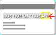 Credit Card verification Number